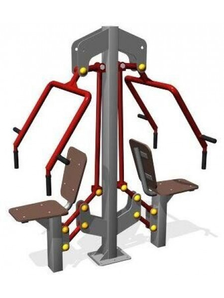 Спортивний тренажер Подвійний жим від грудей Спортивний тренажер Подвійний жим від грудей